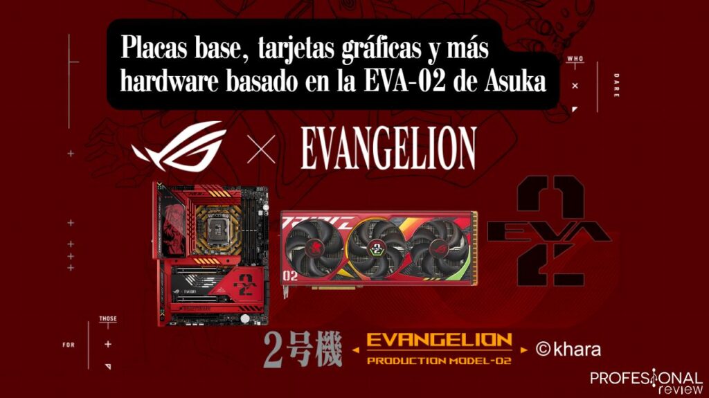 Asus Rog X Evangelion Hardware Con La Eva De Asuka