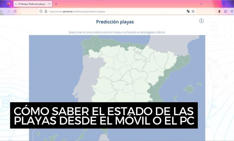 saber estado playas