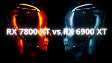 RX 7800 XT vs RX 6900 XT