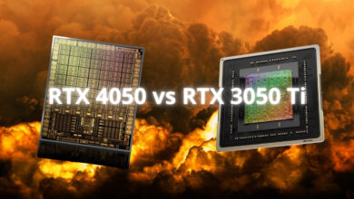 RTX 4050 vs RTX 3050 Ti Mobile