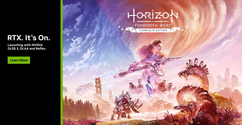 Game Ready 551.86 está disponible con el soporte para Horizon Forbidden West