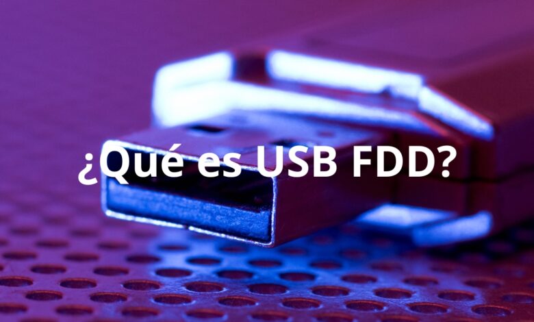 qué es USB FDD