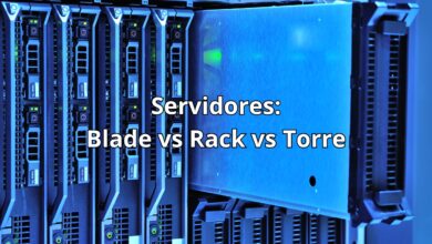 servidor blade vs servidor rack vs servidor de torre