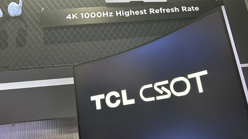 TCL mete miedo en monitores con un panel 4K a 1000 Hz, ¿desembarcarán?