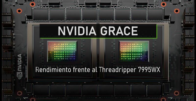 Nvidia Grace de 72 núcleos ARM se compara con un Threadripper 7995WX