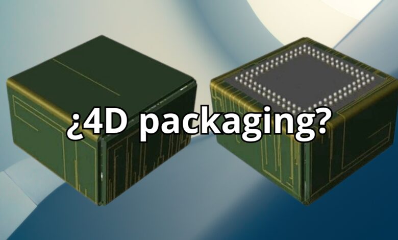 4D packaging chips