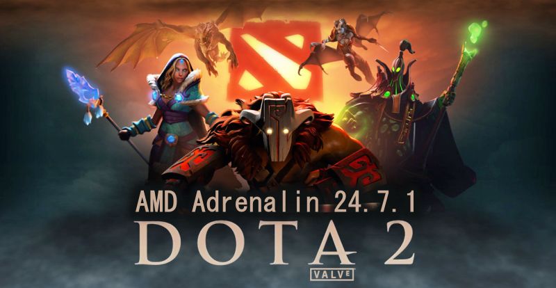 AMD Adrenalin 24.7.1 está disponible con varias novedades, DOTA 2 recibe Anti-Lag 2