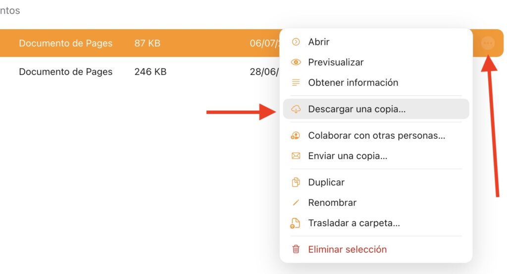 Abrir un archivo de Pages en Windows