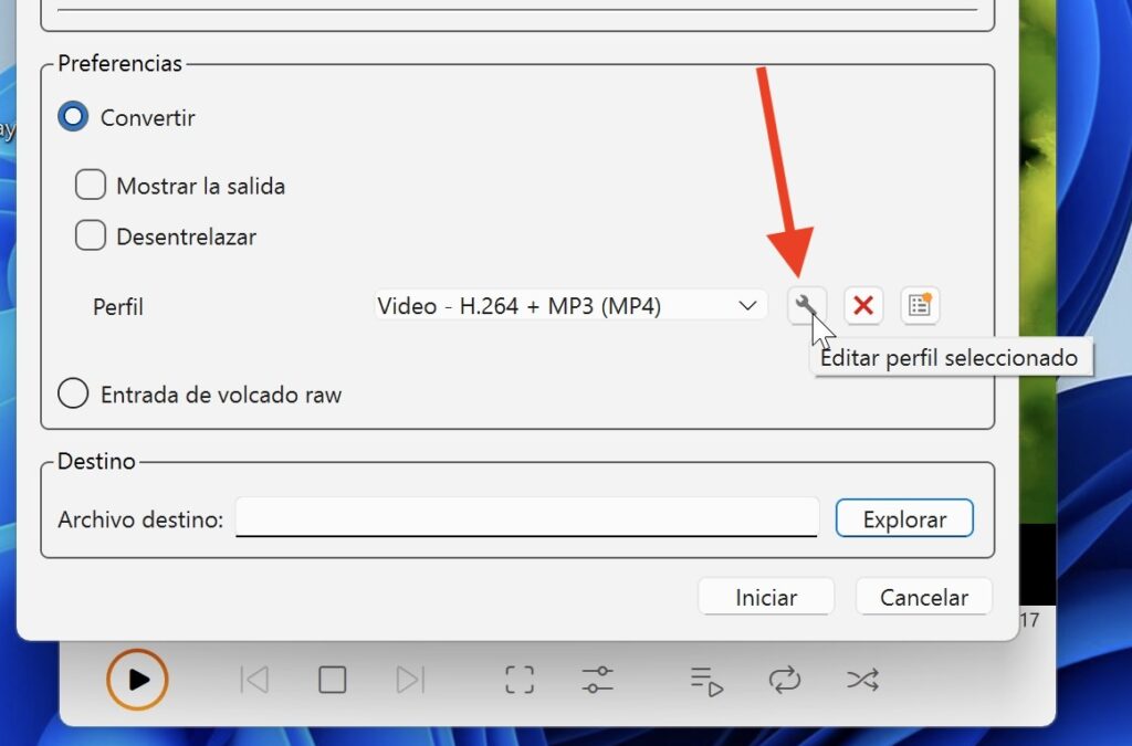 Cómo convertir un vídeo con VLC en Windows 11