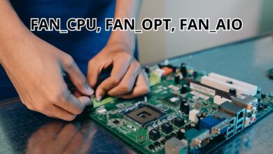 Conectores placa base FAN CPU FAN OPT FAN AIO