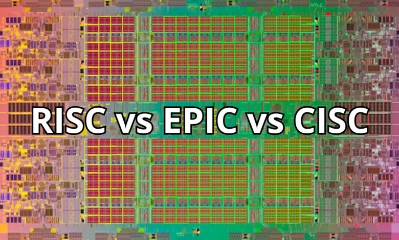 RISC vs EPIC vs CISC