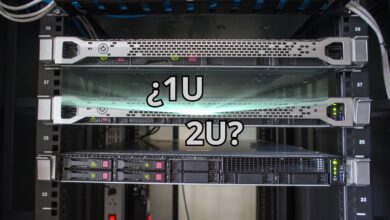 1u y 2u rack, servidor