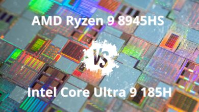 AMD Ryzen 9 8945HS vs Intel Core Ultra 9 185H