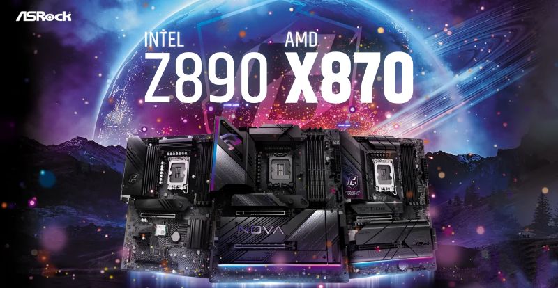 ASRock: Se filtran 21 modelos de placas base Intel Z890 y AMD X870