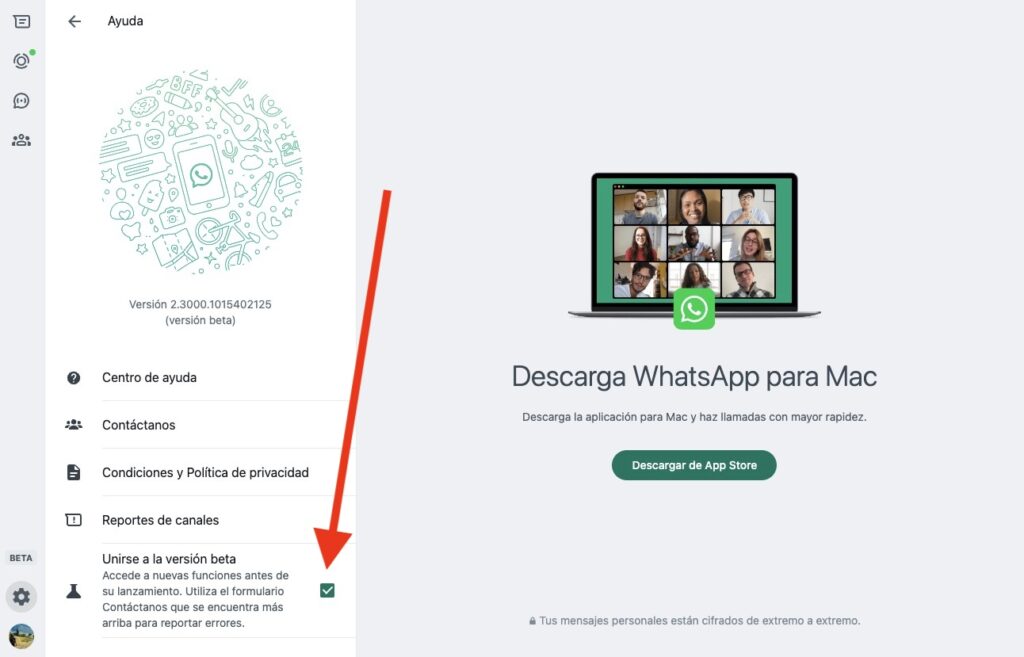 WhatsApp Beta