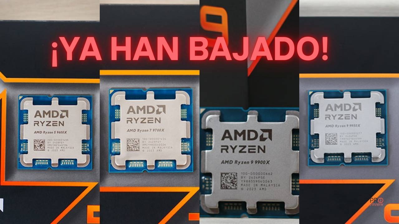 Los AMD Ryzen 9000 bajan de precio: el Ryzen 9 9900X, es el que más