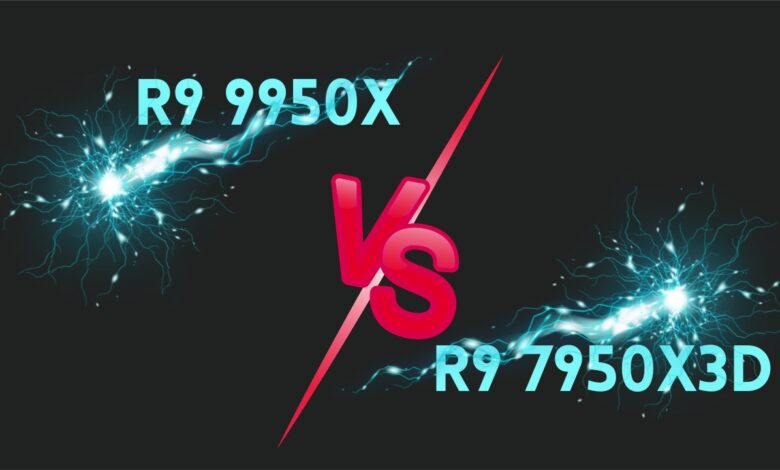 Ryzen 9 9950X vs 7950X3D