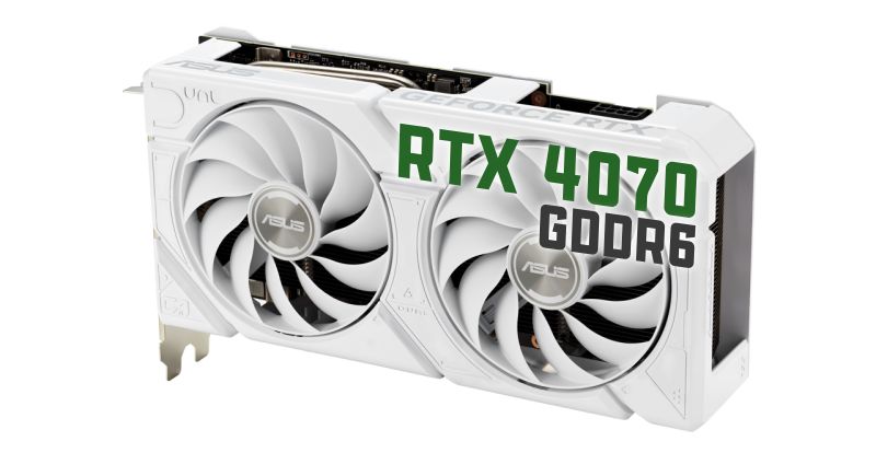 Las primeras RTX 4070 con memorias GDDR6 llegan a las tiendas