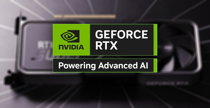 Nvidia utiliza nuevo eslogan “Powering Advanced AI” para sus GPUs RTX y PCs con IA