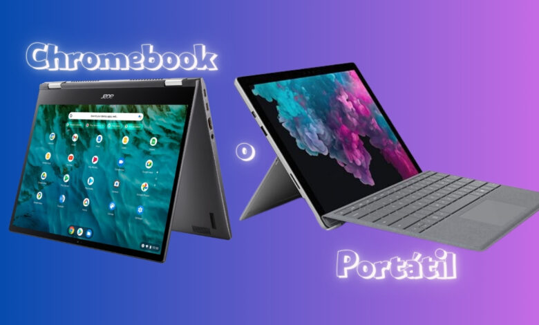 chromebook vs portátil