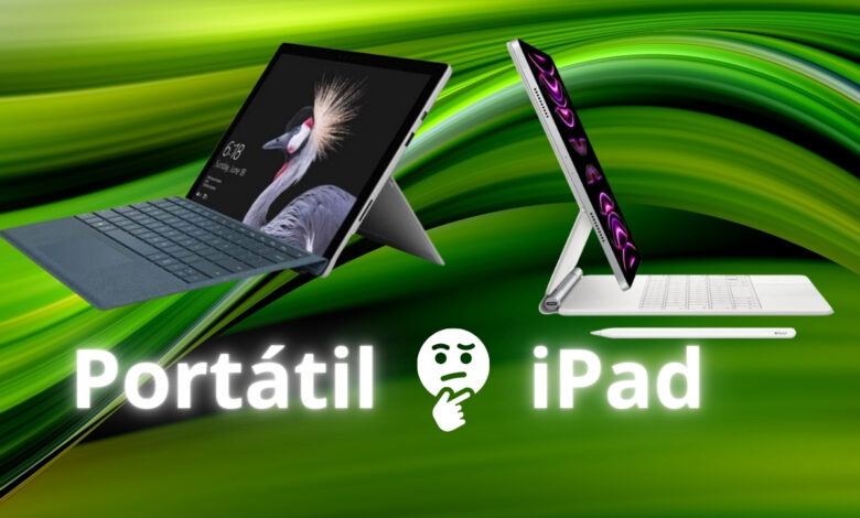 portátil vs iPad