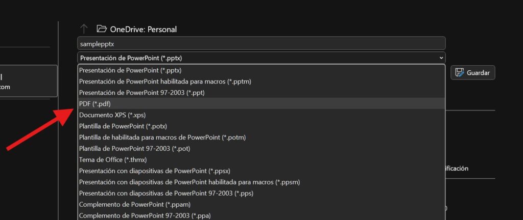 Cómo convertir un archivo de PowerPoint a PDF