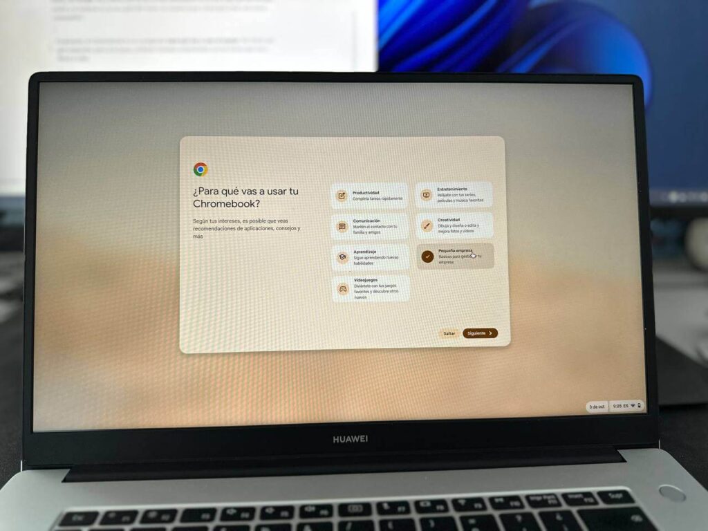 Cómo configurar un Chromebook desde cero