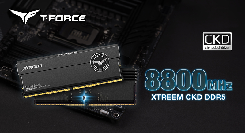 TEAMGROUP lancia la memoria di gioco T-FORCE XTREEM CKD DDR5