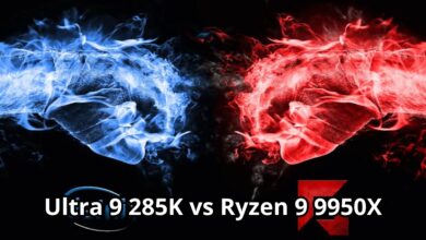 Intel Core Ultra 9 285K vs Ryzen 9 9950X