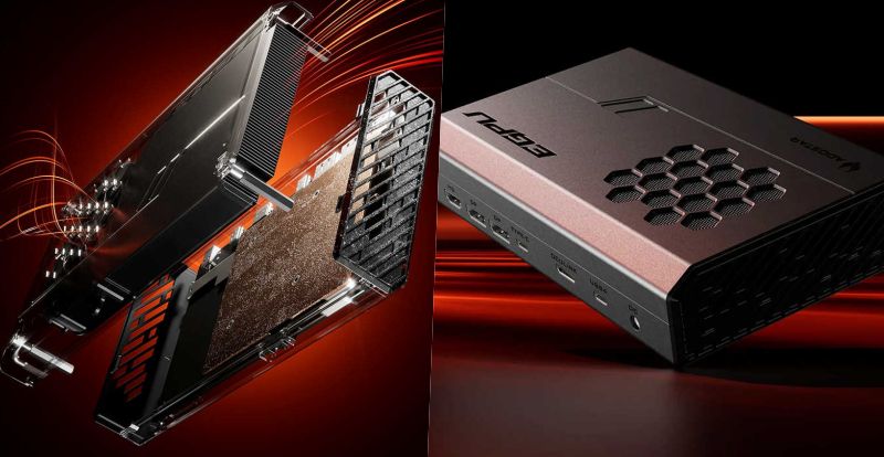 AOOSTAR XG76 adapta una RX 7600M XT de portátiles como una GPU externa