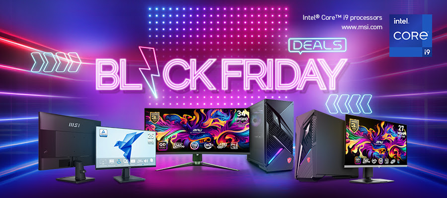 MSI celebra el primer Black Friday de su tienda con descuentos