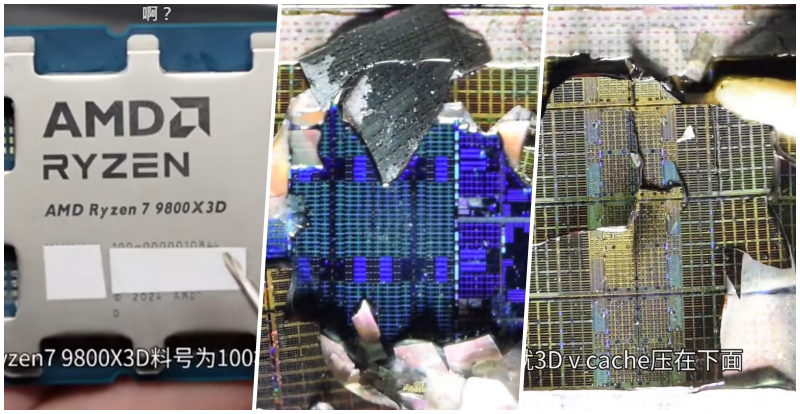 AMD Ryzen 7 9800X3D: Imágenes del CCD del mejor CPU gaming de 2024