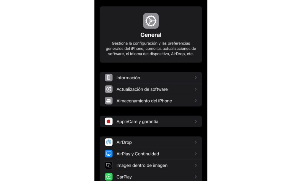 Actualiza el iPhone