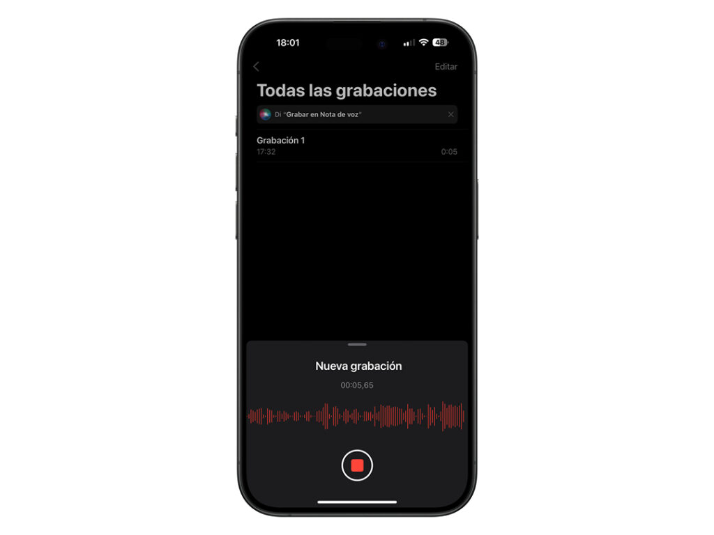 Grabadora de voz iPhone