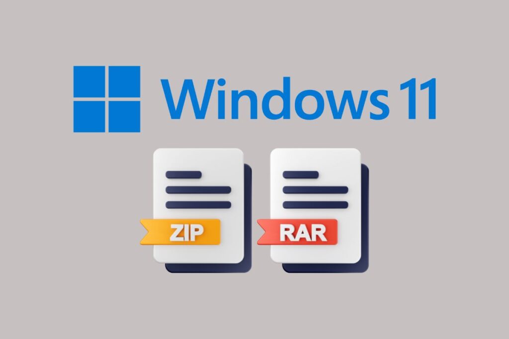 Cómo comprimir archivos en Windows 11 sin instalar nada