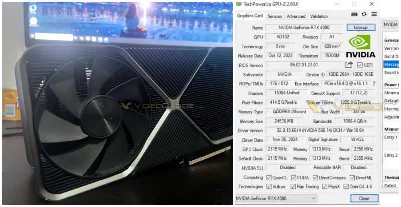 RTX 4090 Ti: El último prototipo resulta ser una extraña 4090 de cuatro ranuras