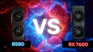 rx 7600 vs b580