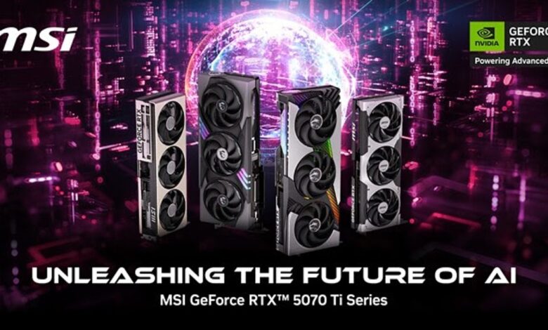 MSI GeForce RTX 5070 Ti de NVIDIA