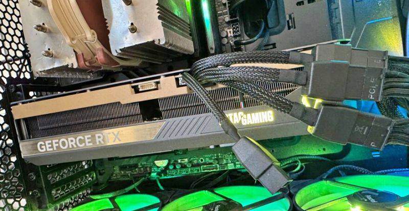 Nvidia RTX 5090 puede funcionar con unos 450 W, por debajo de los 575 W TDP