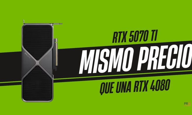 nvidia rtx 5070 ti precio