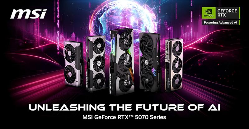 RTX 5070: MSI anuncia sus modelos Vanguard, Gaming Trio, Inspire y Ventus