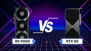 rx 9000 vs rtx 5000