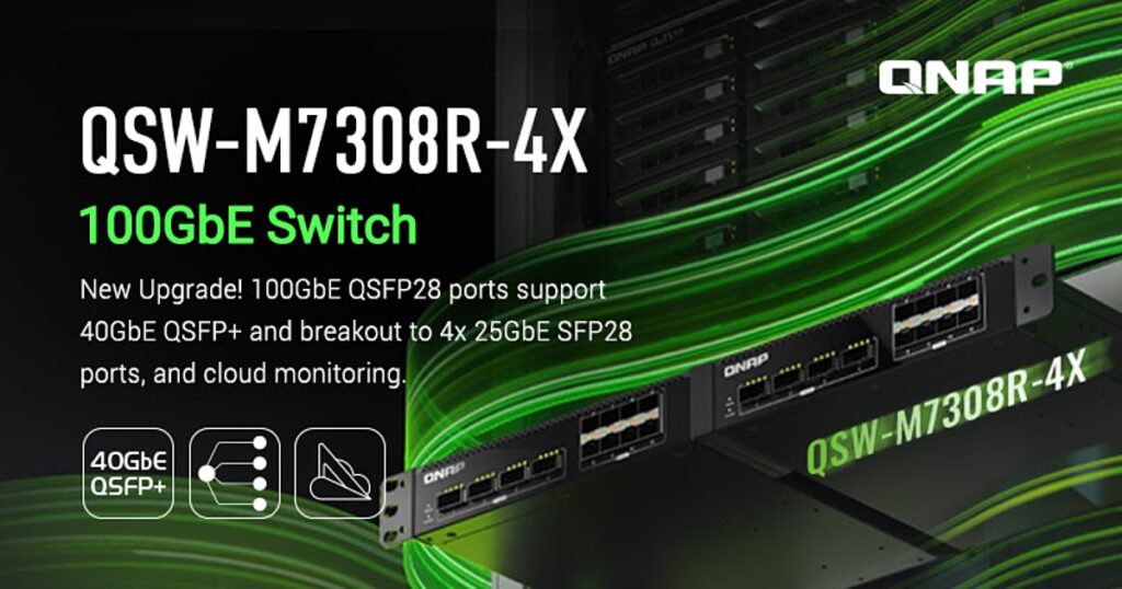 QNAP QSW-M7308R-4X switch gestionable actualización